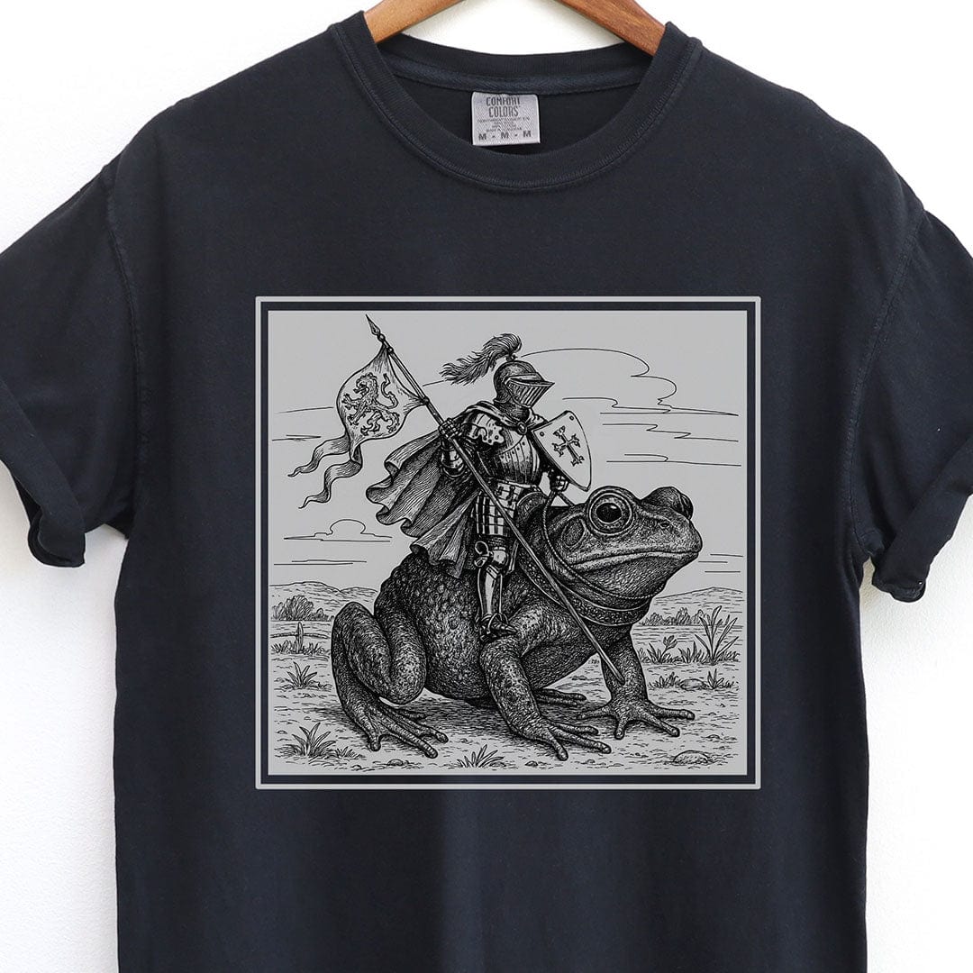 Medieval Knight Frog Rider Shirt