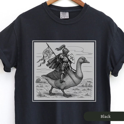 Medieval Knight Goose Rider Shirt