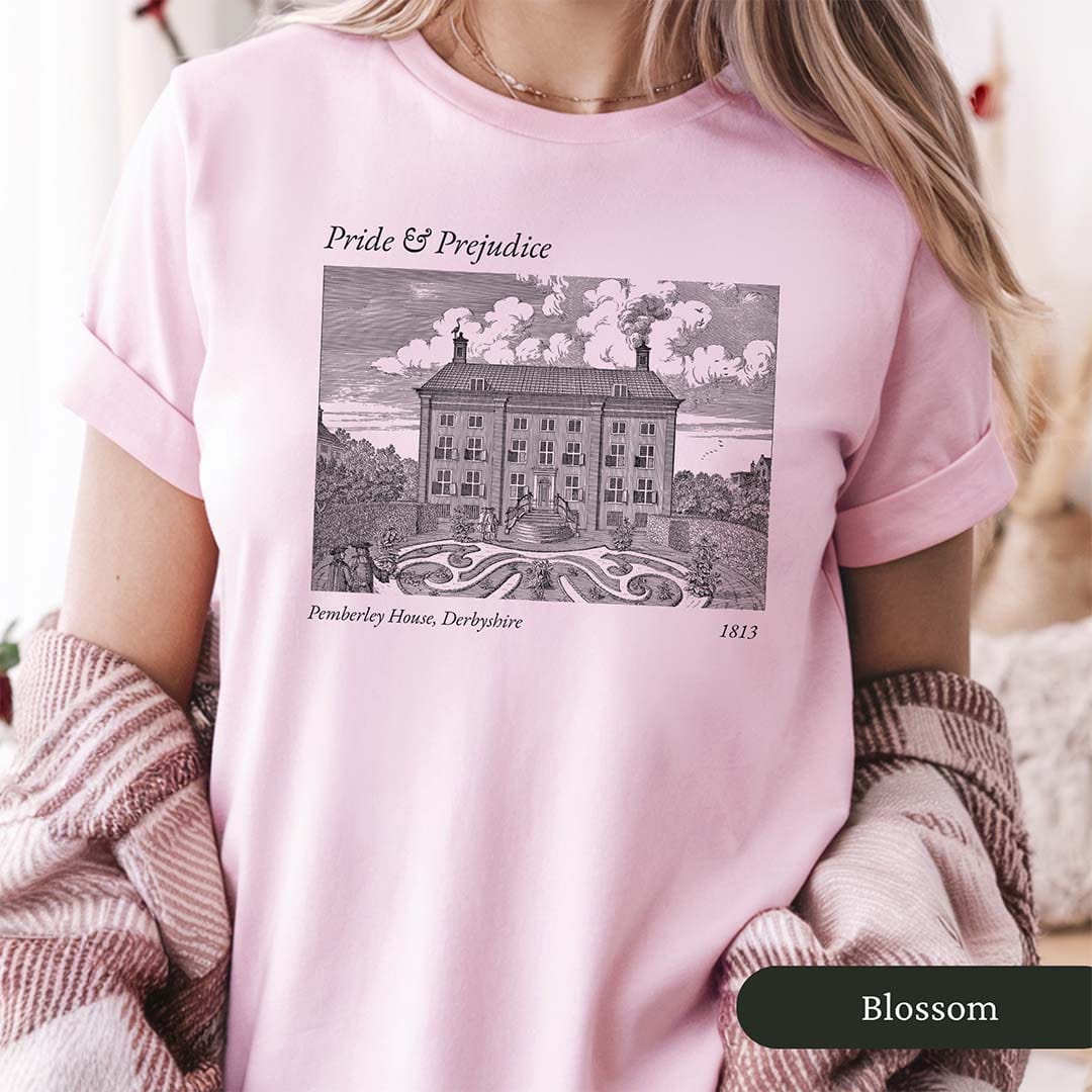 Graphic Pemberley House Pride and Prejudice Shirt