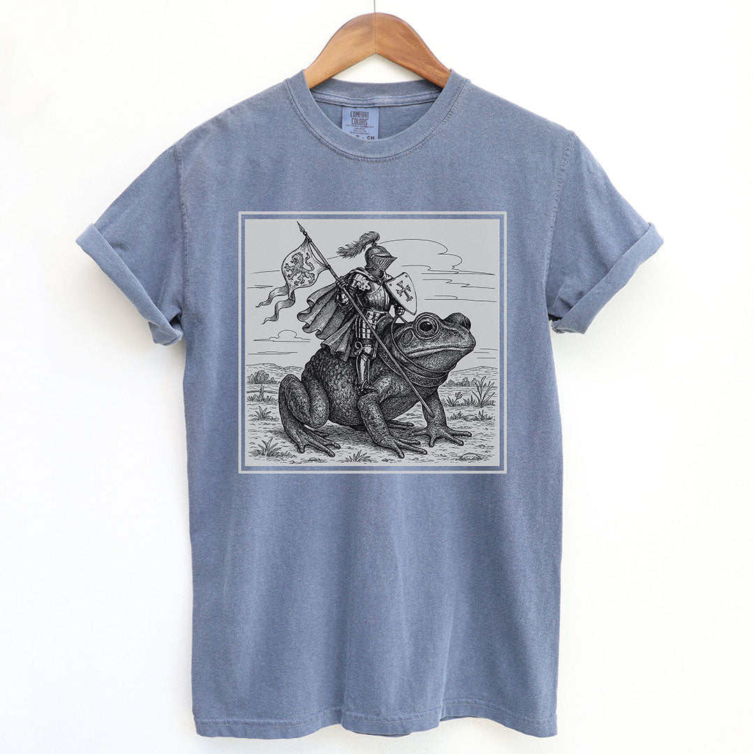 Medieval Knight Frog Rider Shirt