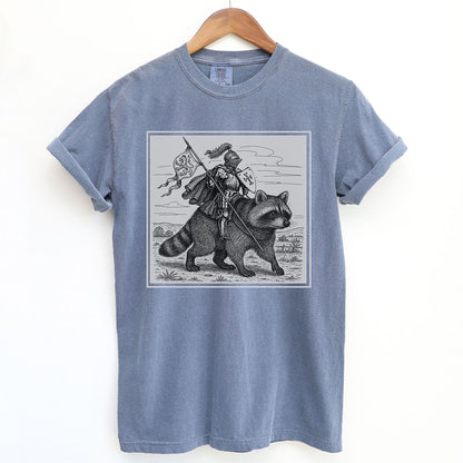 Medieval Knight Raccoon Rider Shirt