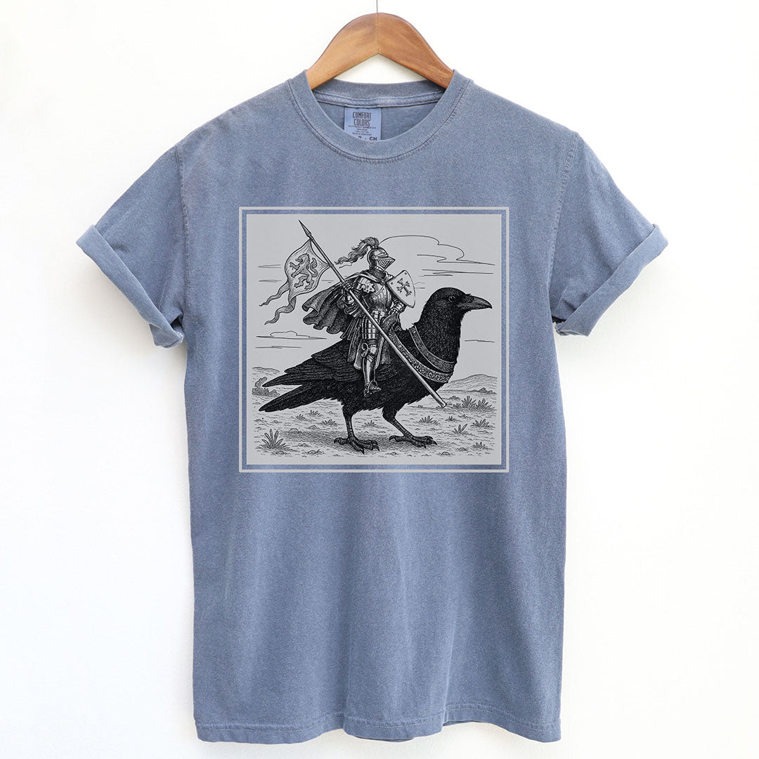 Medieval Knight Crow Rider Shirt