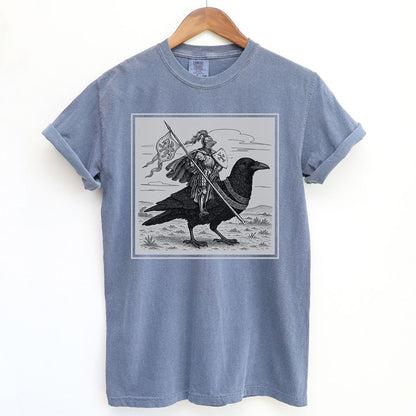 Medieval Knight Crow Rider Shirt