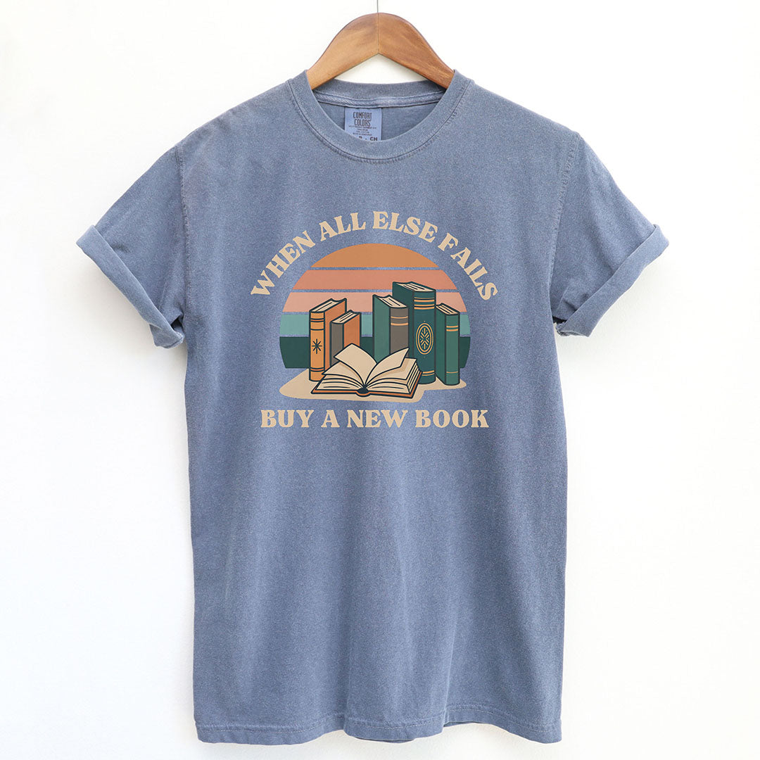 Retro When All Else Fails Buy A New Book Shirt