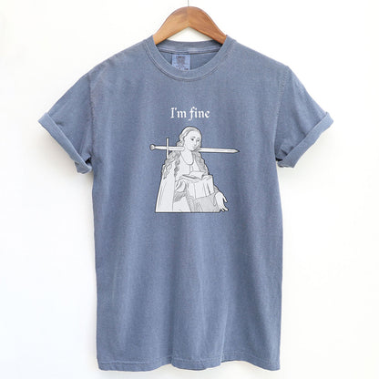 I'm Fine Medieval Humor Shirt