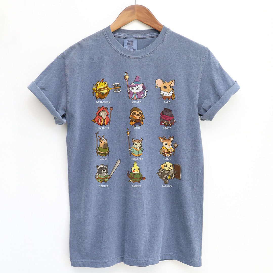 DnD Classes Cute Animal Shirt