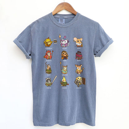 DnD Classes Cute Animal Shirt