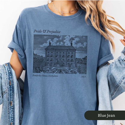 Graphic Pemberley House Pride and Prejudice Shirt