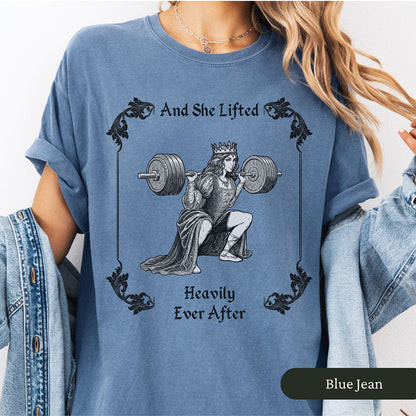 She Lifted Heavily Ever After Women's Gym Shirt