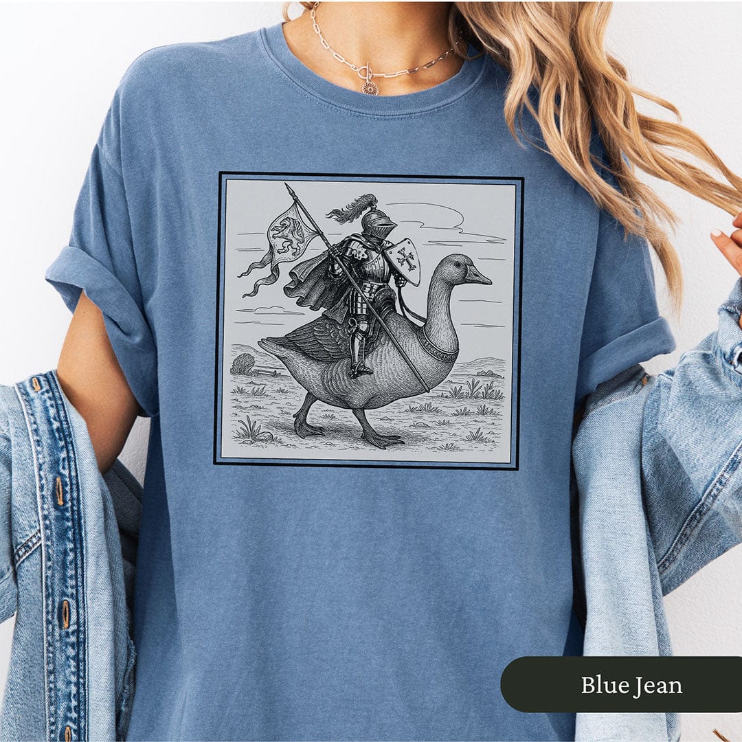 Medieval Knight Goose Rider Shirt