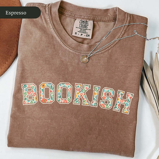 Floral Bookish Varsity Shirt