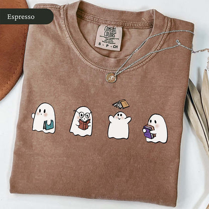 Cute Bookish Ghosts Shirt