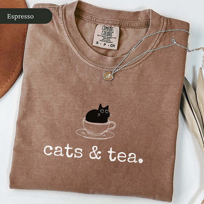 Cats & Tea T-Shirt