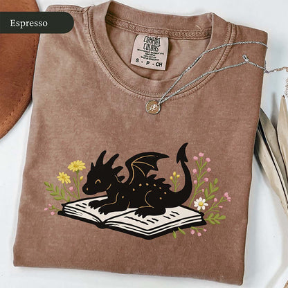 Cute Book Dragon Shirt