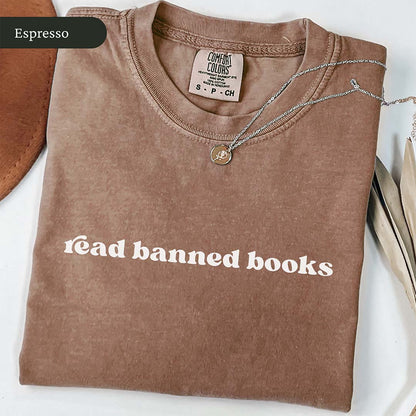Minimalist Read Banned Books Shirt