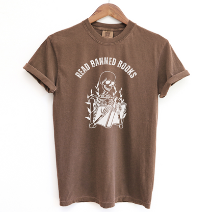 Read Banned Books Skelly Shirt