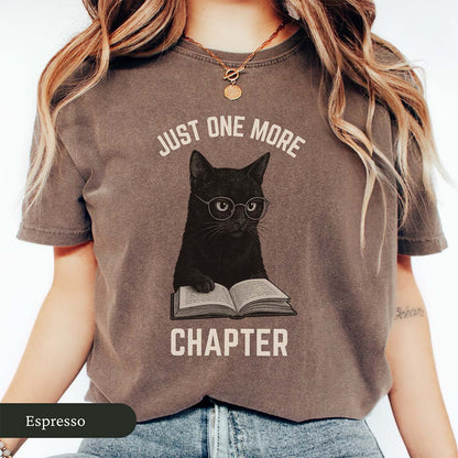 One More Chapter Funny Black Cat Shirt