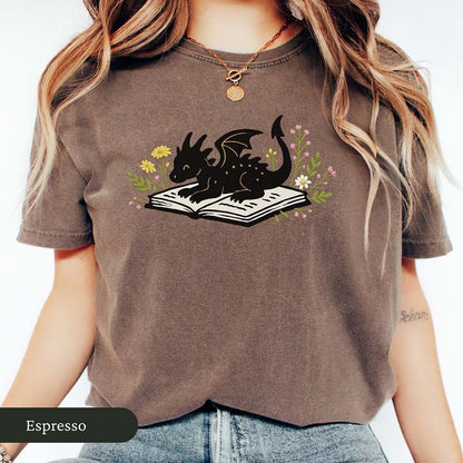 Cute Book Dragon Shirt