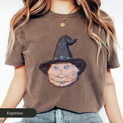 Retro Wizard Cat Shirt