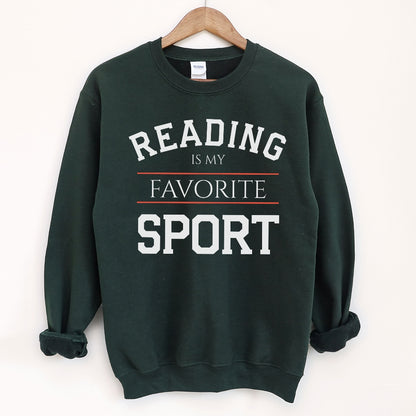 Reading is My Favorite Sport Sweatshirt