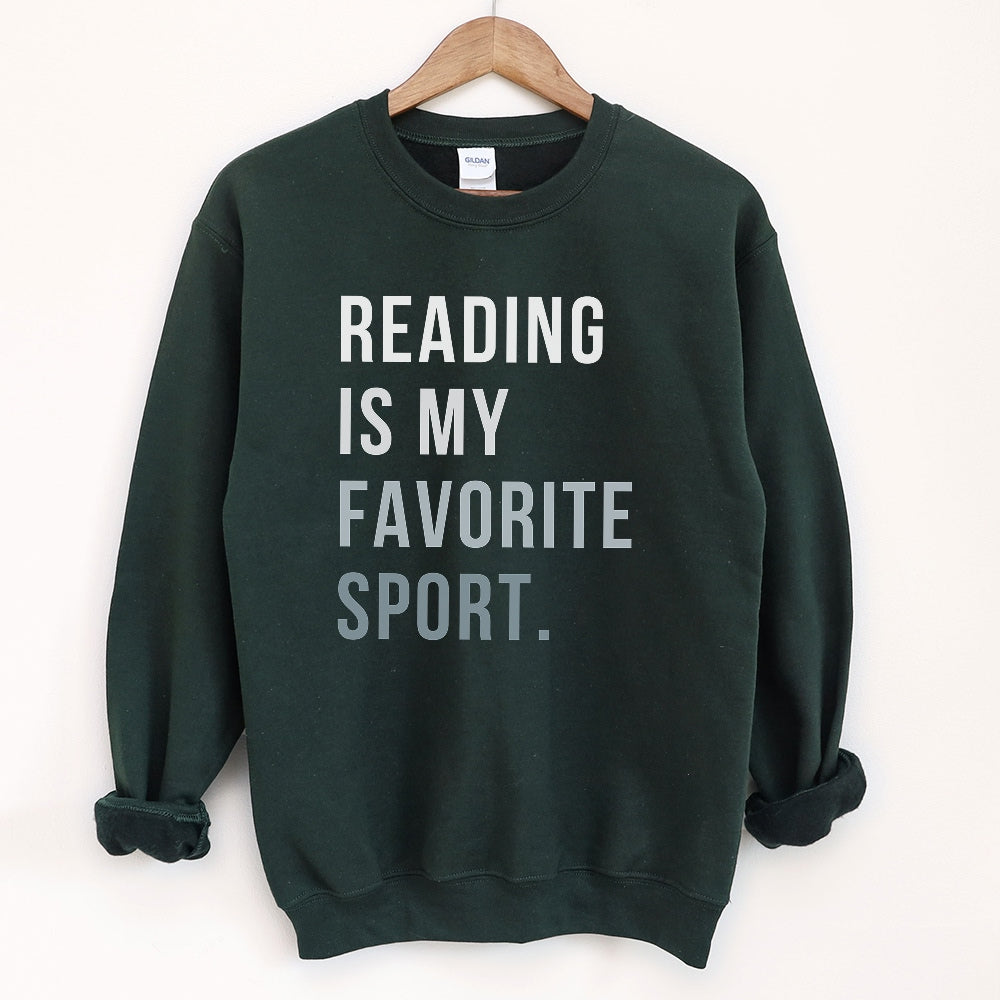 Reading is My Favorite Sport Sweatshirt