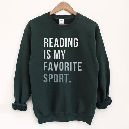 Reading is My Favorite Sport Sweatshirt