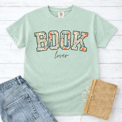 Floral Book Lover Varsity Shirt