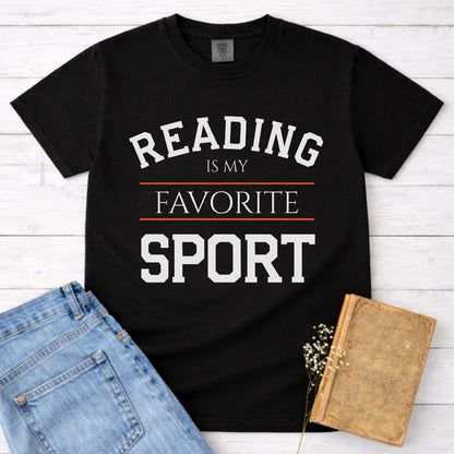 Reading is My Favorite Sport Tee