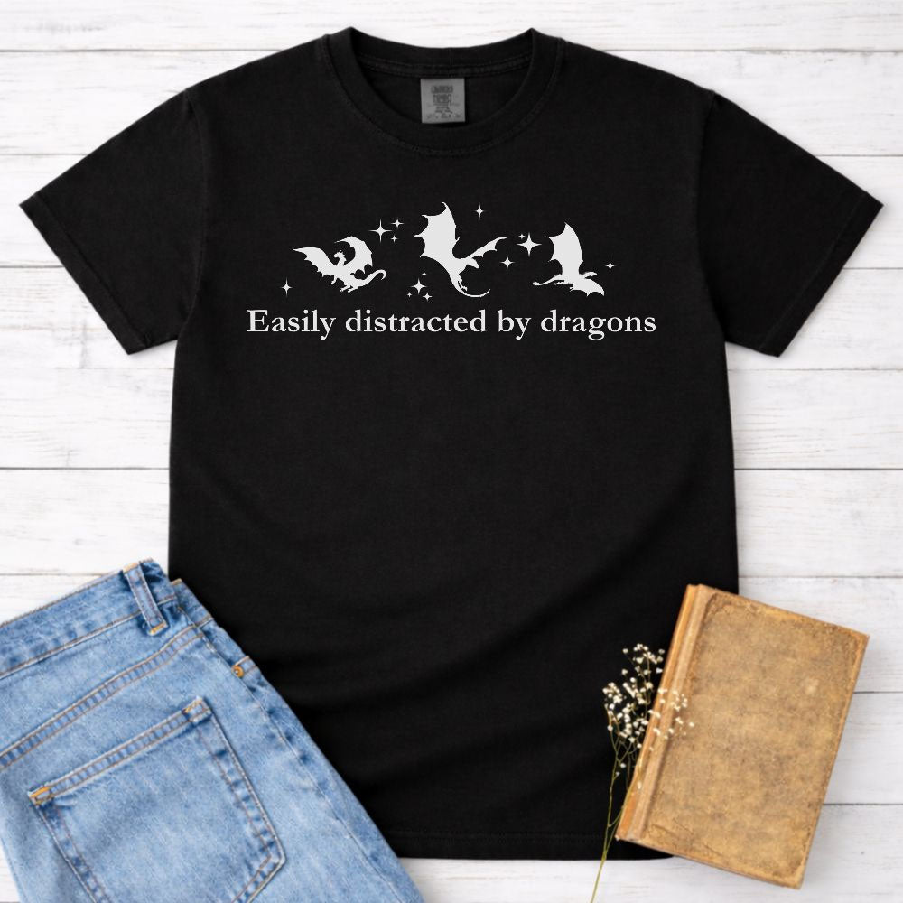 Minimalist Easily Distracted by Dragons Shirt