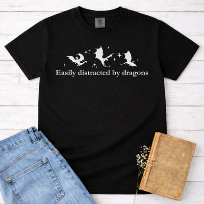 Minimalist Easily Distracted by Dragons Shirt
