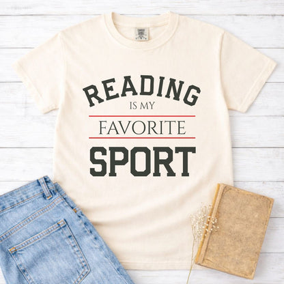 Reading is My Favorite Sport Tee