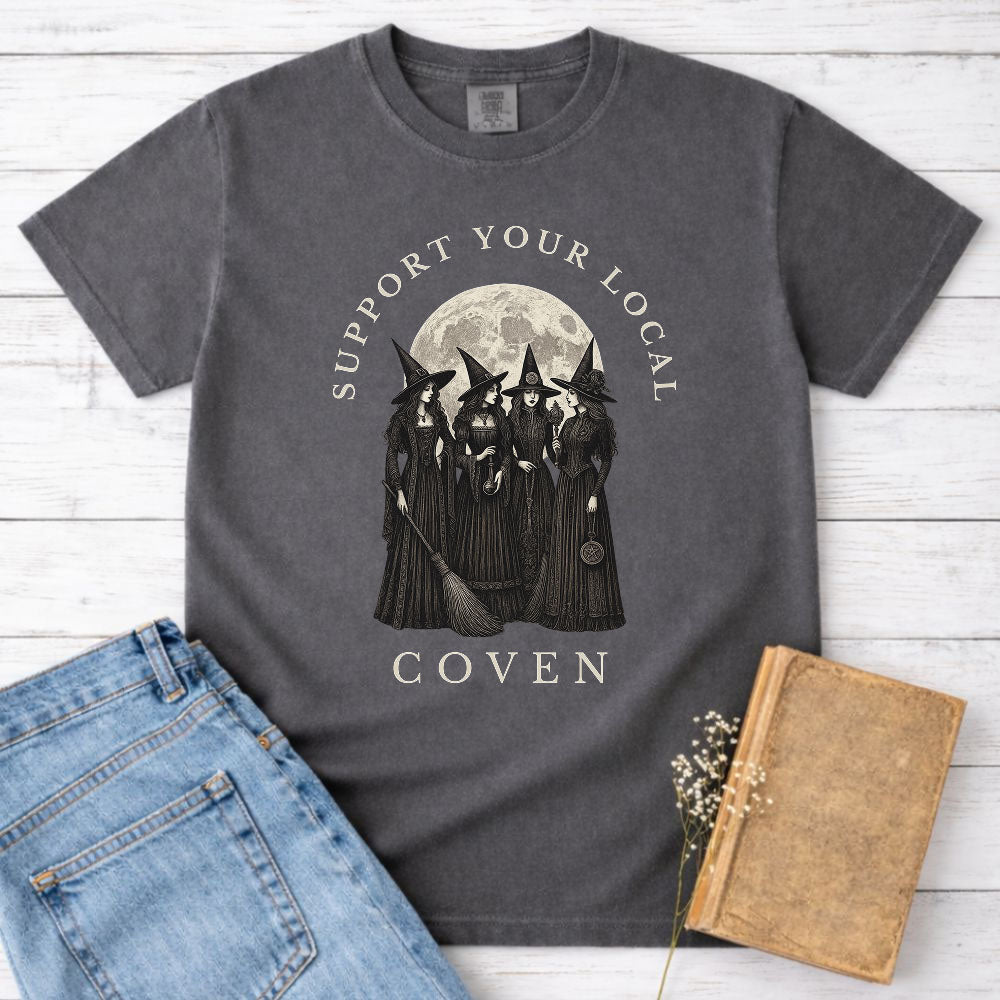 Support Your Local Coven Witch Shirt