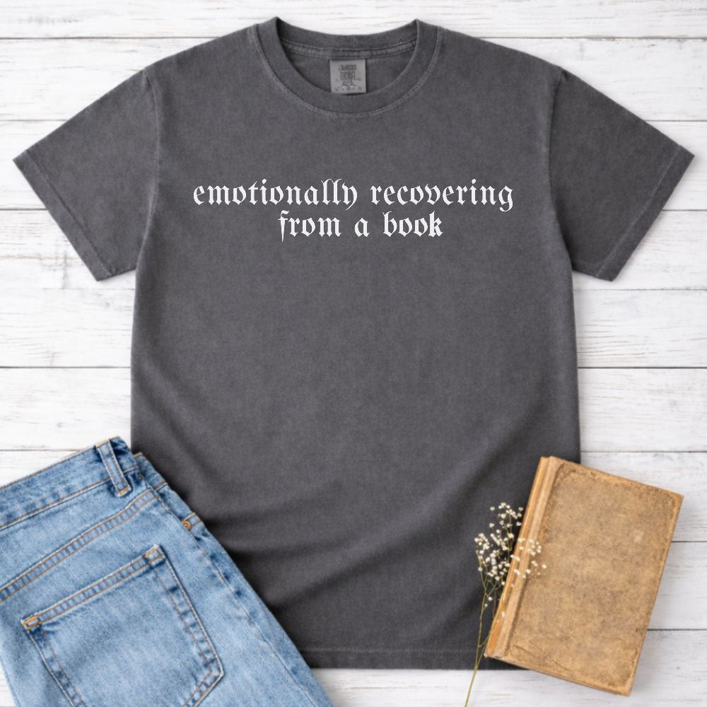 Emotionally Recovering From a Book Shirt