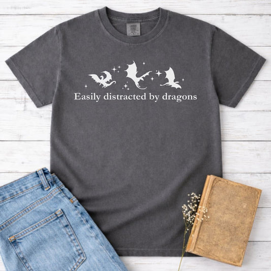 Minimalist Easily Distracted by Dragons Shirt