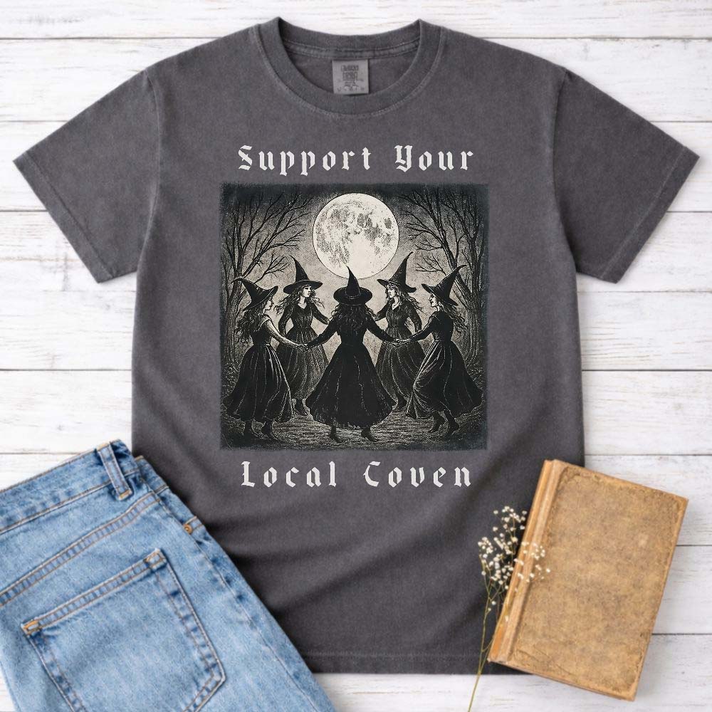 Support Your Local Coven Witch Shirt