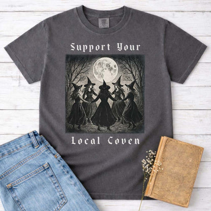 Support Your Local Coven Witch Shirt