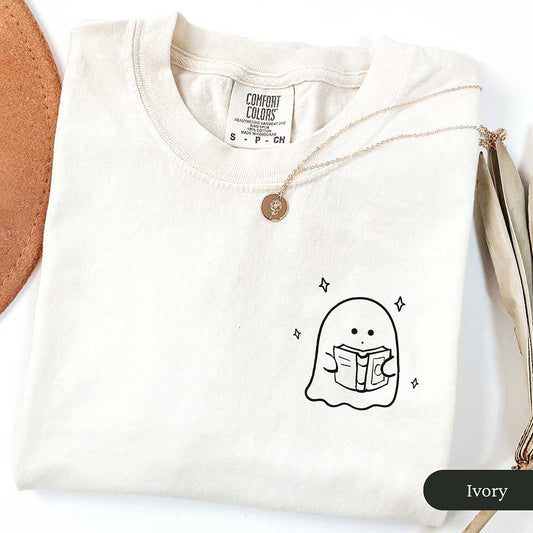 Minimalist Bookish Ghost Shirt