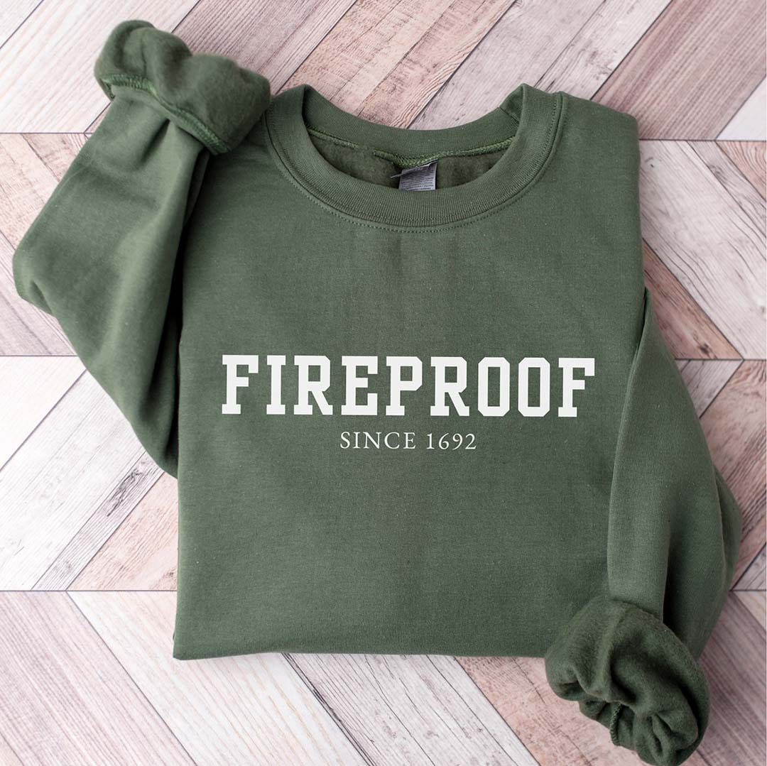 Varsity Fireproof Since 1692 Witchy Sweatshirt