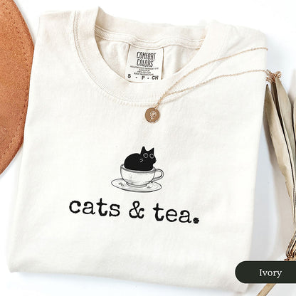 Cats & Tea T-Shirt