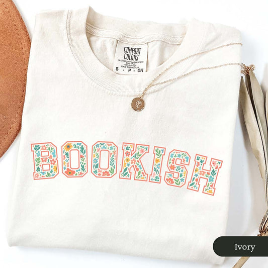Floral Bookish Varsity Shirt