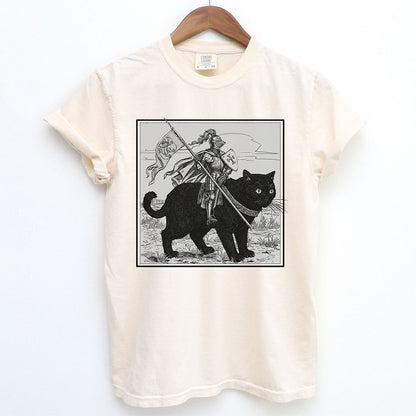 Medieval Knight Cat Rider Shirt