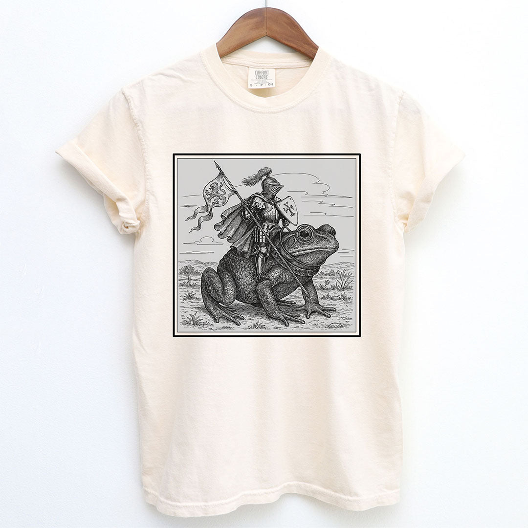 Medieval Knight Frog Rider Shirt