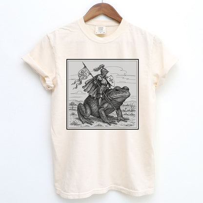 Medieval Knight Frog Rider Shirt