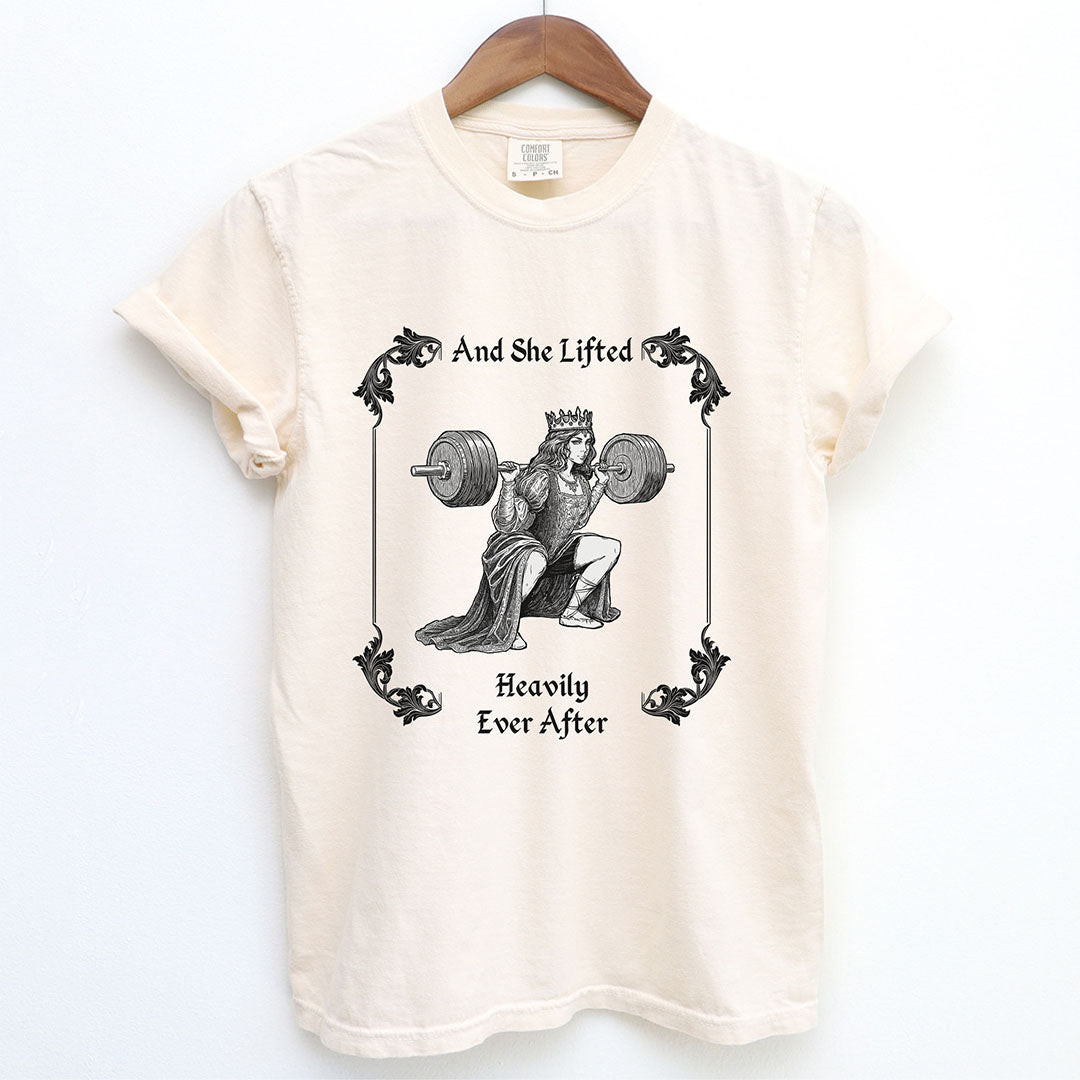 She Lifted Heavily Ever After Women's Gym Shirt