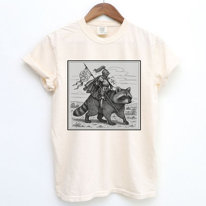 Medieval Knight Raccoon Rider Shirt