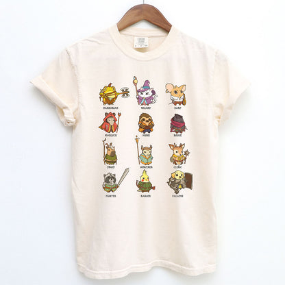 DnD Classes Cute Animal Shirt