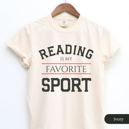 Reading is My Favorite Sport Tee