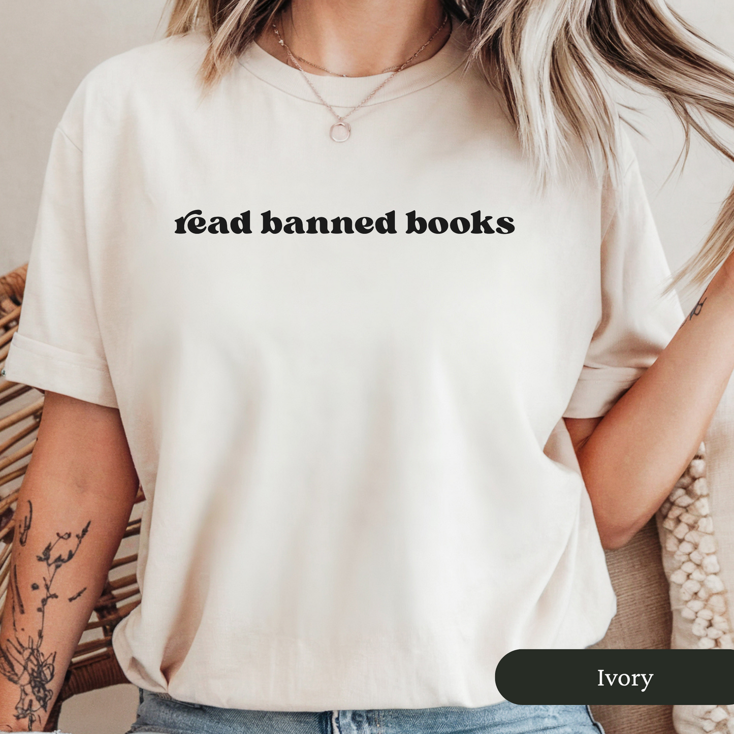 Minimalist Read Banned Books Shirt