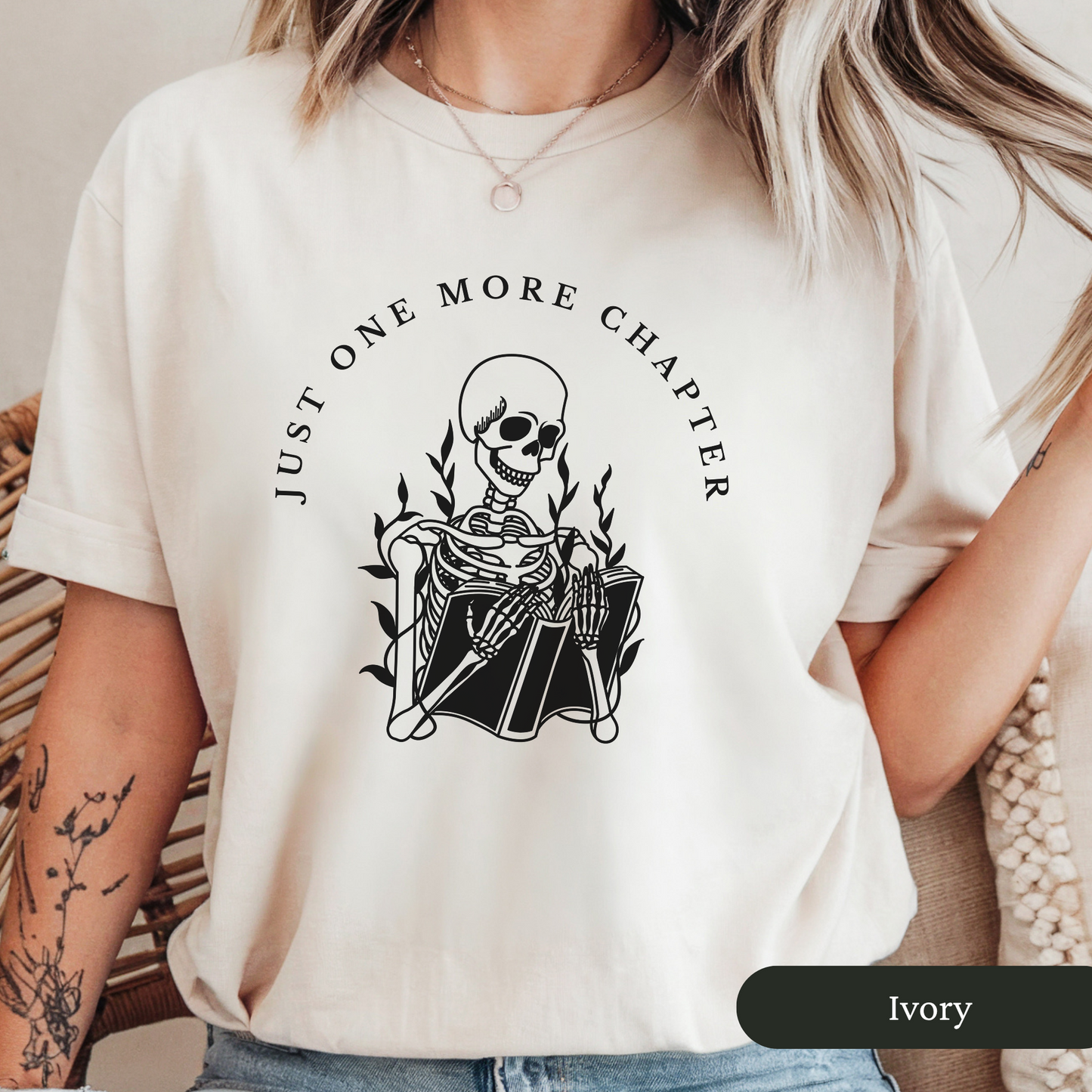 One More Chapter Skeleton Shirt