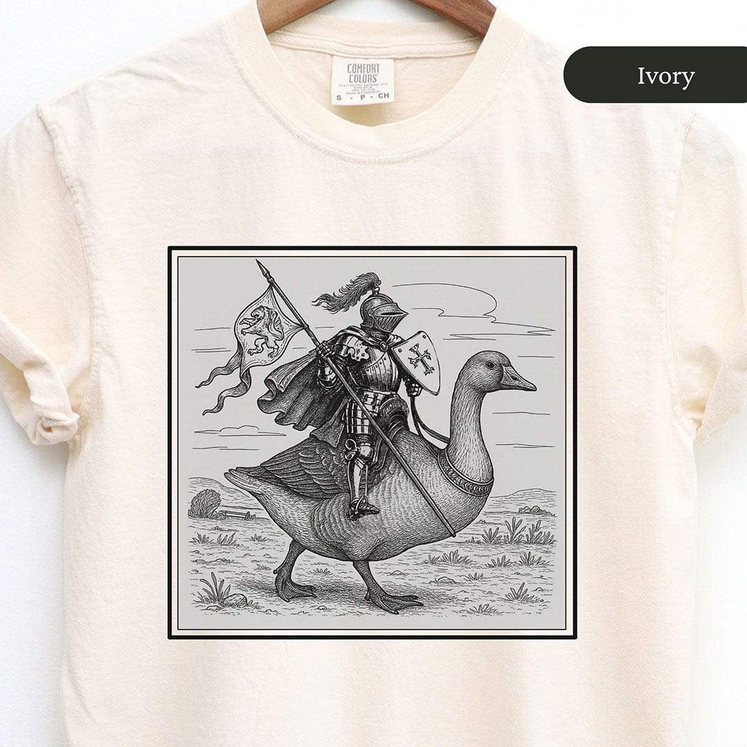 Medieval Knight Goose Rider Shirt